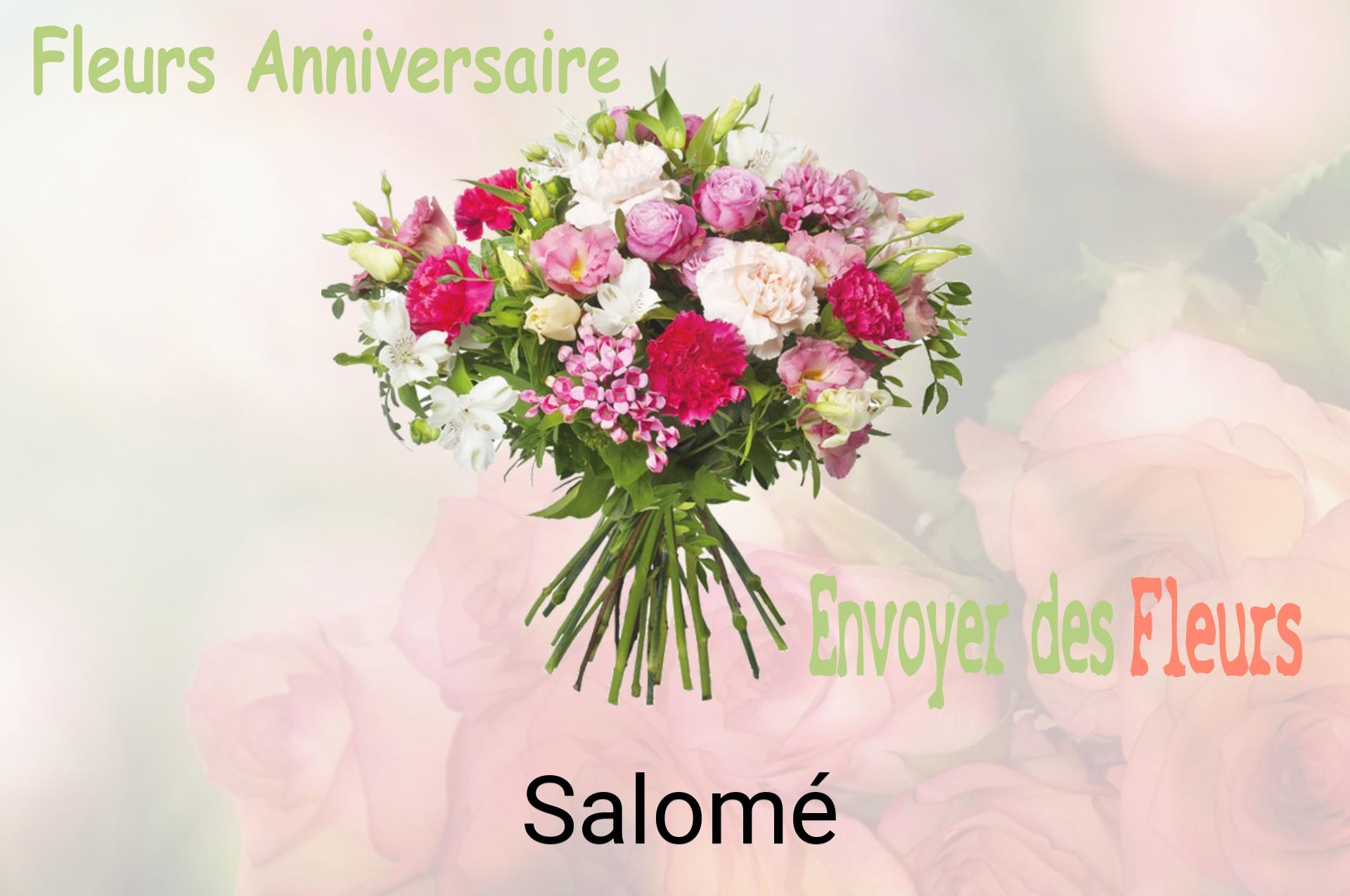 Bouquet de fleurs d’anniversaire livré à Salomé
